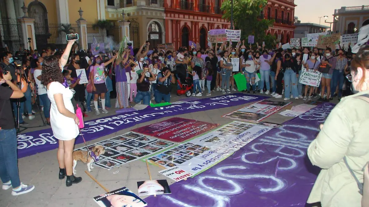 Manifestación 8M Colima